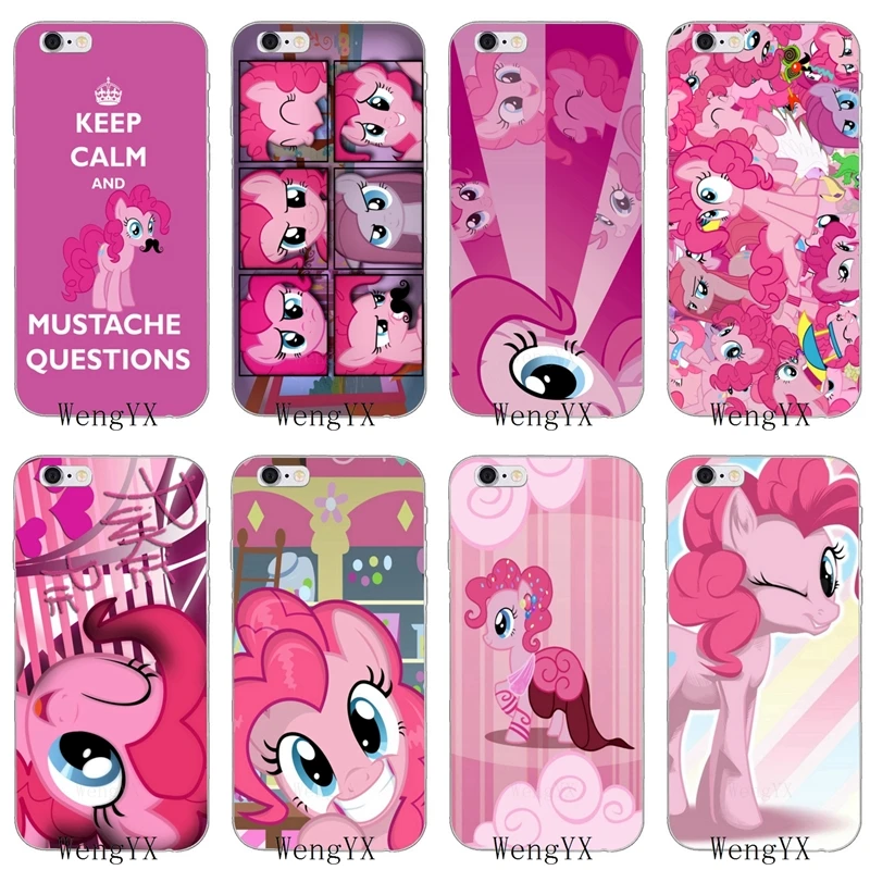 Тонкий мягкий чехол для телефона с рисунком из мультфильма red my little pony Pinkie Pie Xiaomi Mi