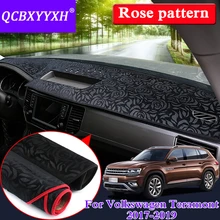 Автомобильный Стайлинг для Volkswagen Teramont- LHD розовый узор приборной панели коврики защитный интерьер Photophobism коврик тент подушка