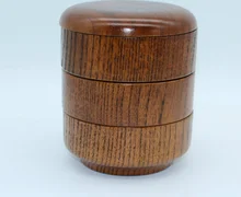 

New Wooden Japanese style Durable Lunch Box Environmental Leakproof Bento Box Retro Portable Picnic School Food Container C767