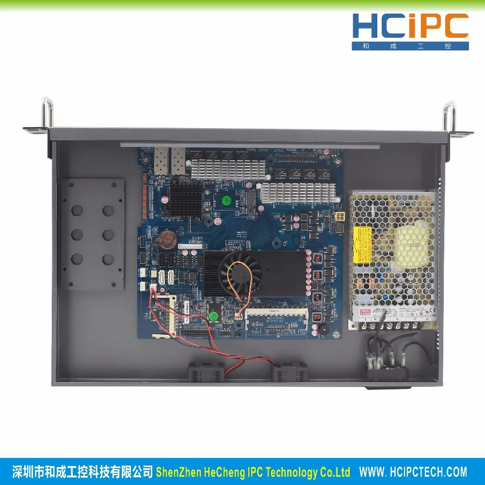 Hcipc B204-1 HCL-SC1037-8LB, Barebone, C1037U 82583 В 8LAN 1U брандмауэр Barebone, 1U 8LAN маршрутизатор, 8LAN материнской платы, 1U север