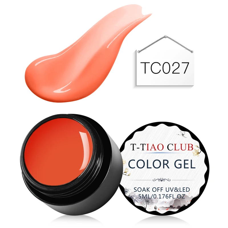 T-TIAO CLUB, чистый цвет, Гель-лак для ногтей, замачиваемый, для маникюра, УФ-Гель-лак, Базовое покрытие, лак для нейл-арта, украшения для маникюра - Цвет: S00969