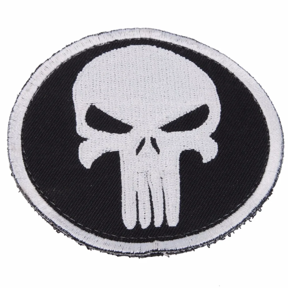 PUNISHER SKULL SEAL NAVY GUNS PAINTBALL SNIPER PATCH |