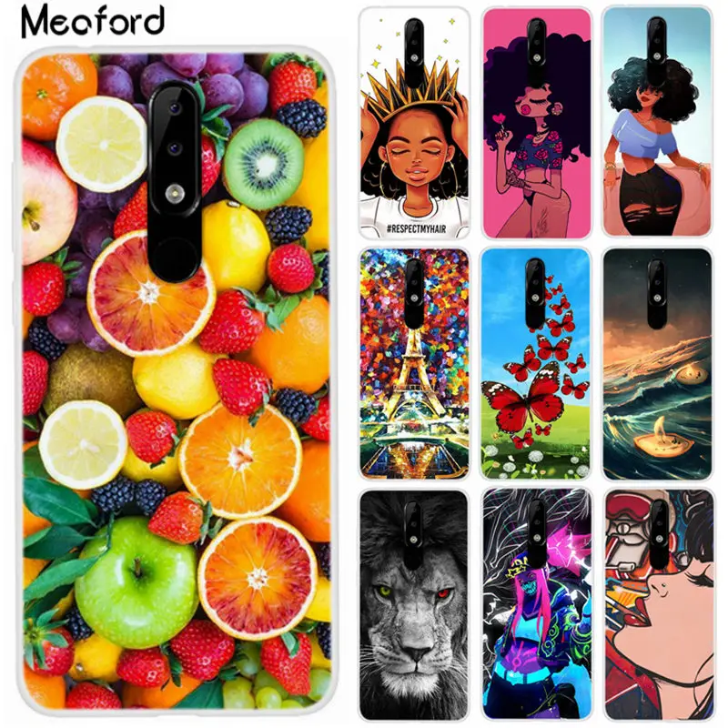 

Silicone Cases for Nokia 5.1 plus X5 Case Cartoon TPU Soft Phone Cover for Nokia 5.1 5.1plus Nokia5.1 Back Cover Full Fruit Skin