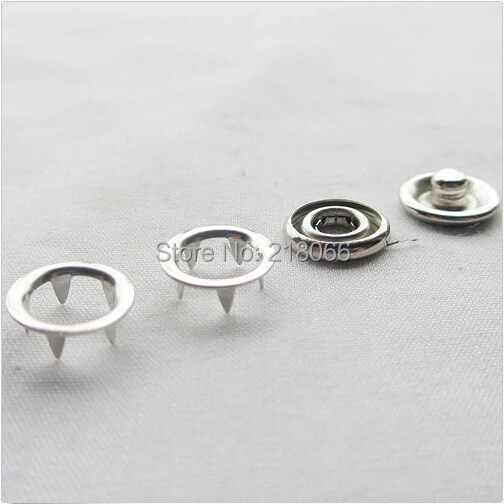 

10 sets Open Ring Snap Press Fastener Buttons Sewing Tools Clothing Accessories Iron Material