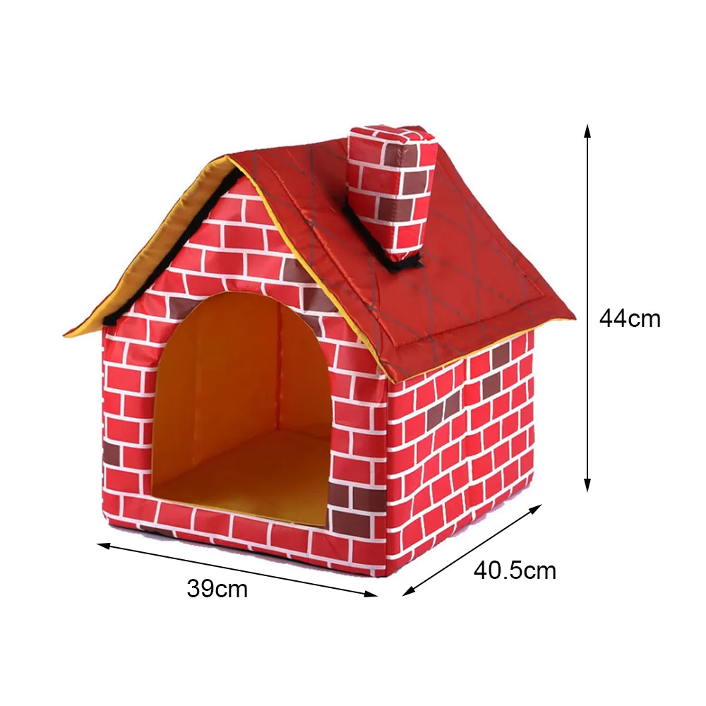 Новый маленький домик для собак складной портативный домик для кошек мягкая теплая кровать для собак Щенок одеяло для чихуахуа Petshop