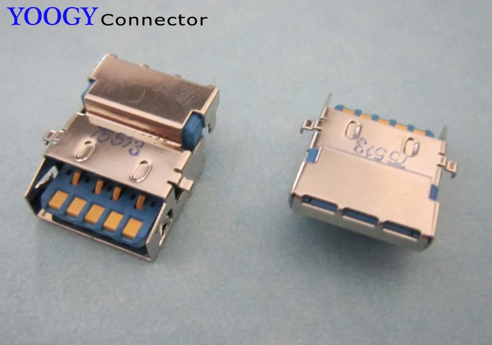 

1pcs USB3.0 female connector, common use laptop motherboard USB3.0 socket port