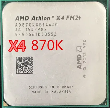 Процессор AMD AthlonII x4 870K X4 четырехъядерный 3 9 ГГц/95 Вт Настольный FM2 + 906pin AD870KXBI44JC
