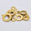 100pcs 10pcs DIN125 M2 M2.5 M3 M4 M5 M6 M8 Seal Plain Washers Brass flat washer Copper flat gasket meson brass seal gasket ► Photo 2/3