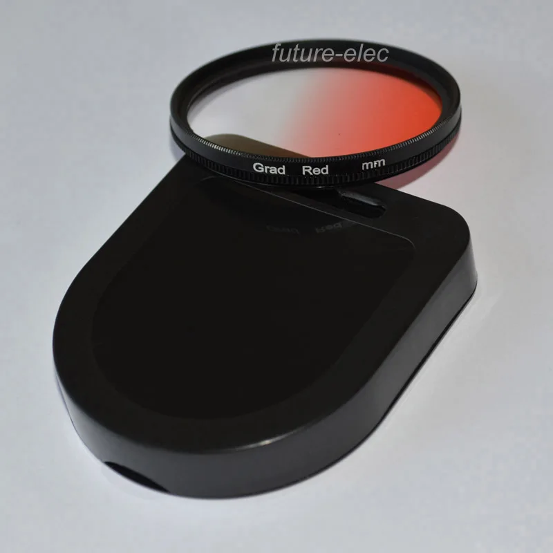 

Red 49mm 52mm 55mm 58mm 62mm 67mm 72mm 77mm 82mm Color Colour Graduated Gradual Filter Lenses Lens Filters For Canon Nikon Sony