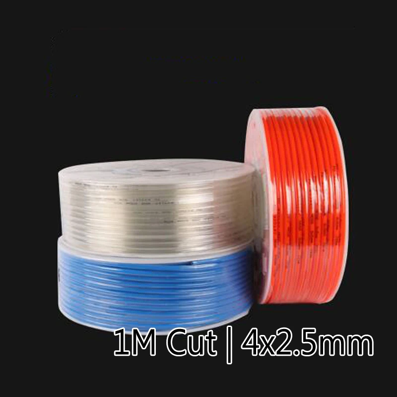 

1 meter PU4*2.5mm Pneumatic Hose PU Tube OD 4mm ID 2.5mm Plastic Flexible Pipe Polyurethane Tubing