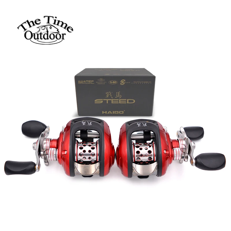 

Haibo Steed Left/Right Hand Metal Baitcasting Fishing Reel Bait Casting Reel Magnetism Braking System Max Drag 4kg For Trout