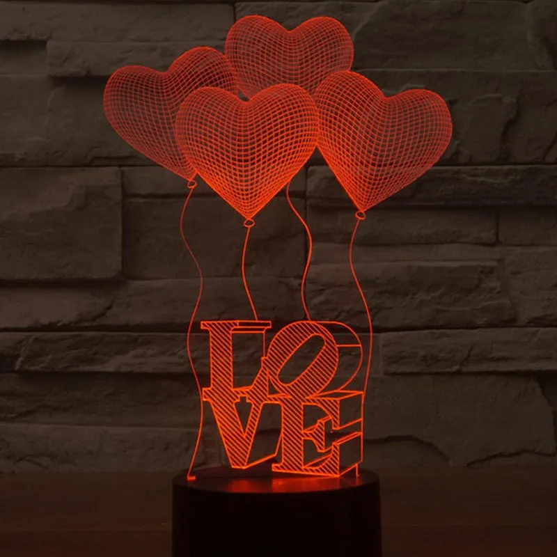 Lâmpada de Carregamento Luz da Noite Acrílico Luna Melhor Presente Aniversário Natal Redonda Frete Grátis 3d Luz 8 acrylic night light