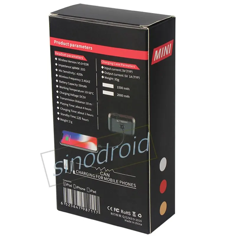 HBQ Q32U TWS mini Earbuds smart touch control (25)