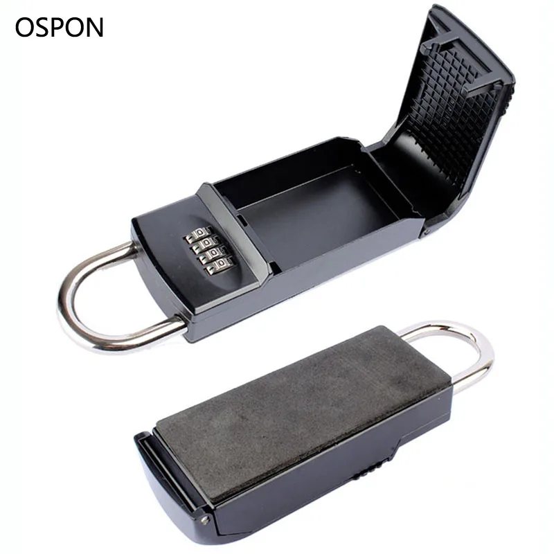 OSPON ключ Сейф 4-цифровой пароль для навесного замка хранения ключей организатор Box крюк безопасности оборудования для наружной Офис