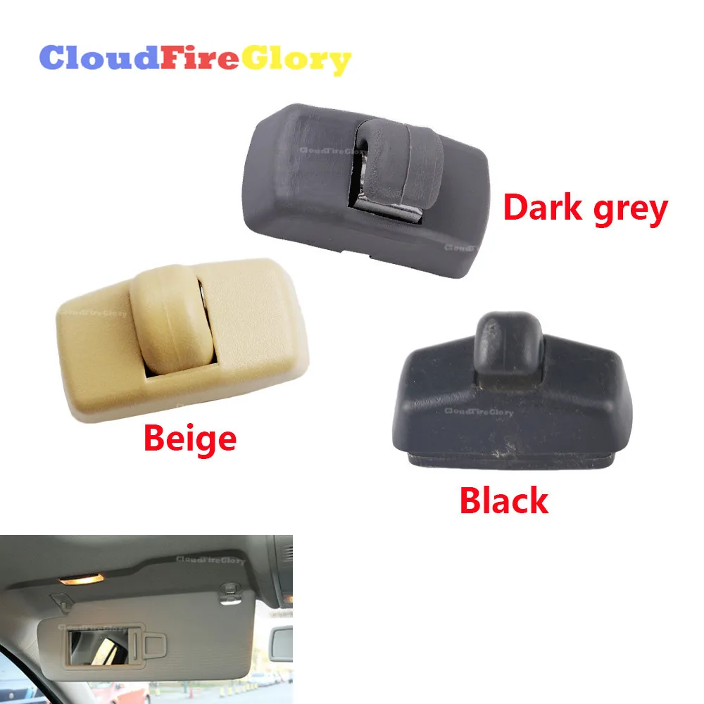 Für Golf Passat Beetle Bora Fabia Octavia Superb Beige Dunkelgrau Schwarz  Sonnenblende Haken Clip Halterung Aufhänger 3B0857561B - AliExpress