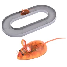 Pet Puppy Cat Electric Nano Mouse with Track Turnplate Toys Teaser Interactive Cats Rotating Toy @ YJS Dropship