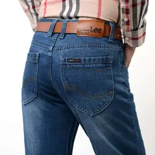 Neue marke MÄNNER jeans männer gesäßtasche streifen hochwertigen hosen jeans männliche Beiläufige gerade jeans Denim baumwolle röhrenjeans männer 8838