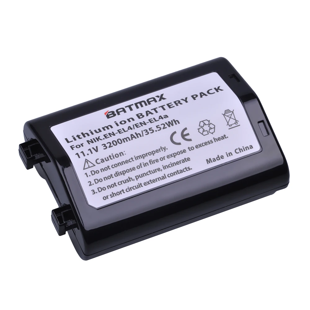 Online 1 stück 3200 mah EN EL4 EN EL4 EN EL4a ENEL4a Kamera Batterie Bateria Akku für Nikon D2H D2Hs D2X D2Xs D3 d3S F6 MH 21 Kameras
