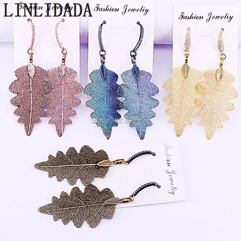 

6Pairs New Fashion Mix Color Leaf Shape Micro Pave CZ Drop Earrings Jewelry for women gift