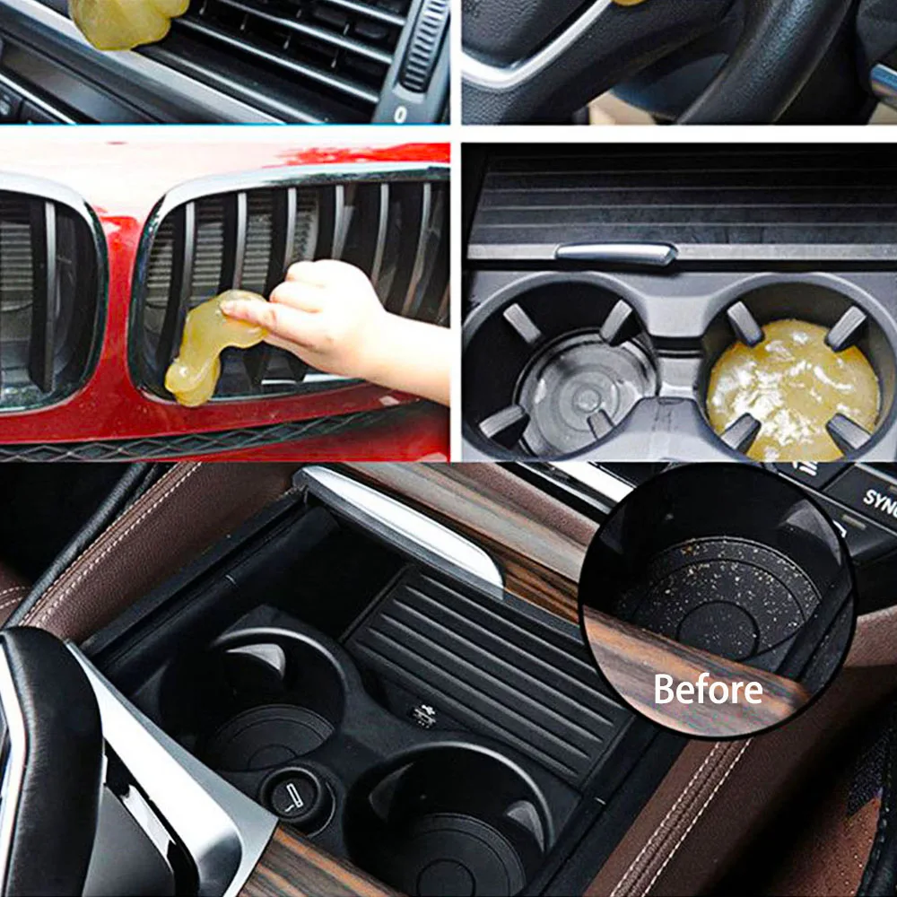 Клей для очистки автомобиля гелевая резинка воздуха кондиционера пыли грязи BMW