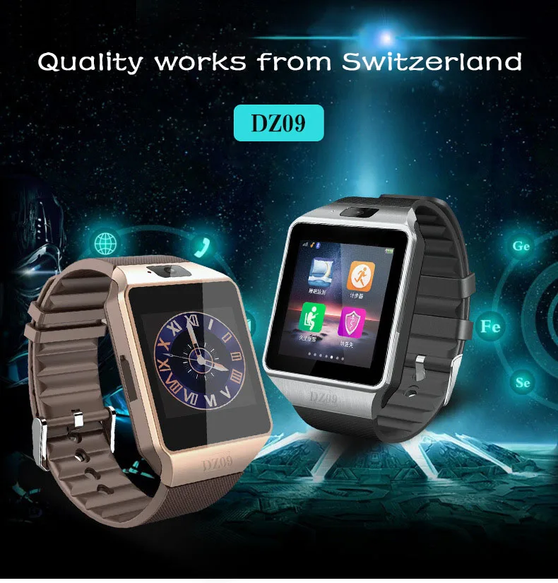 Bluetooth Смарт часы DZ09 Android телефонный звонок Relogio 2G GSM SIM TF карта камера Smartwatch для iPhone samsung HUAWEI PK IWO 8