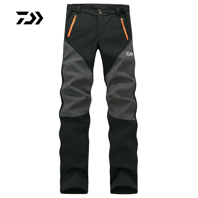 

2018 DAIWA NEW Fishing pants Plus velvet Keep warm Autumn And Winter soft shell DAIWAS thicken waterproof DAWA Free shipping