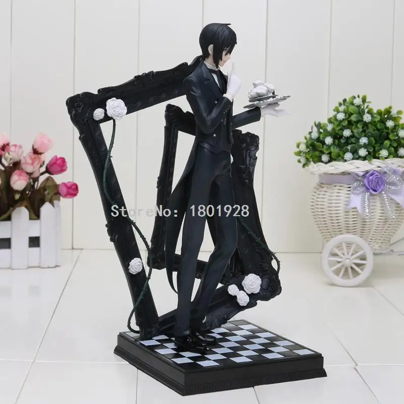 Аниме Black Butler minists Sebastian ПВХ фигурка Коллекционная модель игрушки