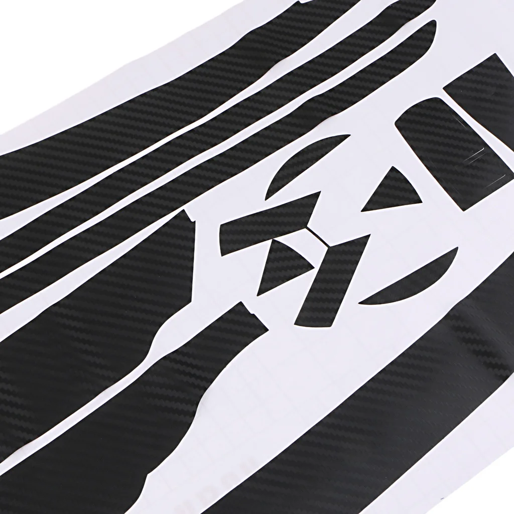 17 Pieces Front Bumper Grills Hood Mesh Grille Molding Stickers for VW CC Fashionable Appearance Waterproof Self-Adhesive