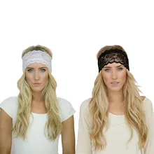 Эластичные спортивные повязки на голову кружевные эластичные спортивные повязки на голову для женщин аксессуары для волос тюрбан головные уборы