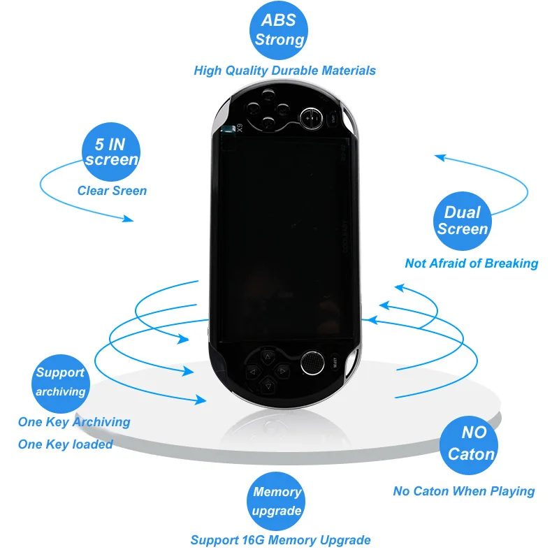 Новый 5 0 дюймовый экран Классическая игровая консоль поддержка ТВ с MP3/Movie камерой