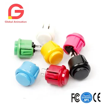 

100 PCS Bulk 24mm Arcade Push Buttons Switch Perfect Replace For Sanwa OBSF-24 OBSC-24 OBSN-24 Push Button DIY Fighting Stick PC