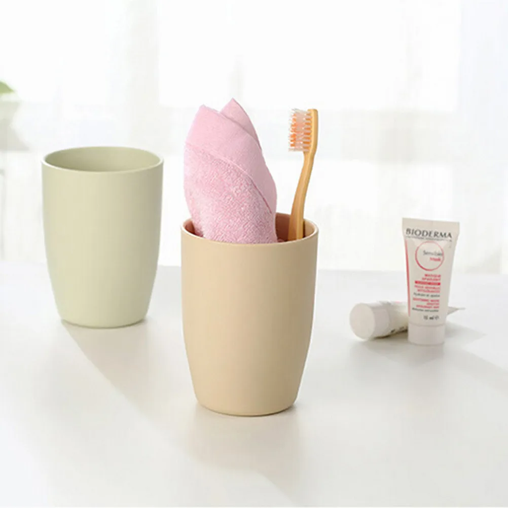 1 шт. Экологичные наборы для ванной в японском стиле толстые круглые чашки чашка держатель для зубной щетки PP промывка чашки мыть зуб кружка