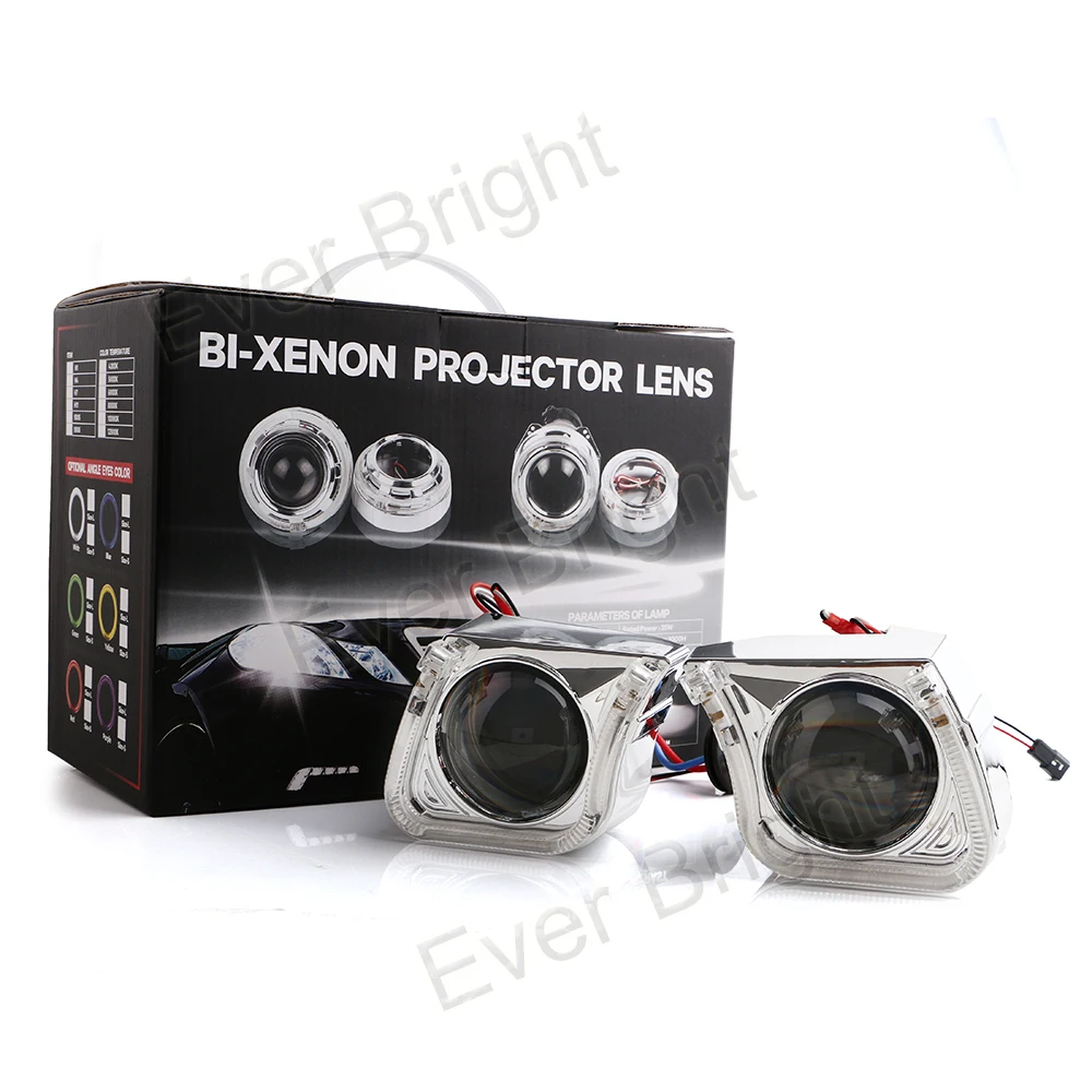 YM E Bright 1 комплект 3 дюйма 4300K 6000K 8000K HID Bi Xenon фара Объектив проектора 12 В DC 35 Вт + U