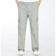 4 цвета, мужские свободные длинные штаны, весенне-летние тонкие хлопковые штаны для отдыха, очень большие XL-6XL, мужские брюки хаки, армейский зеленый низ