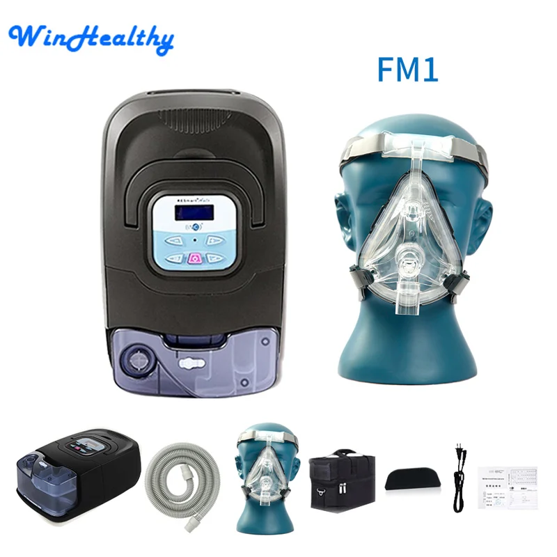 Win здоровый BMC GI аппарат искусственного дыхания умный дом вентилятор для сна Храп апноэ с любым Тип маска - Цвет: With Mask FM1