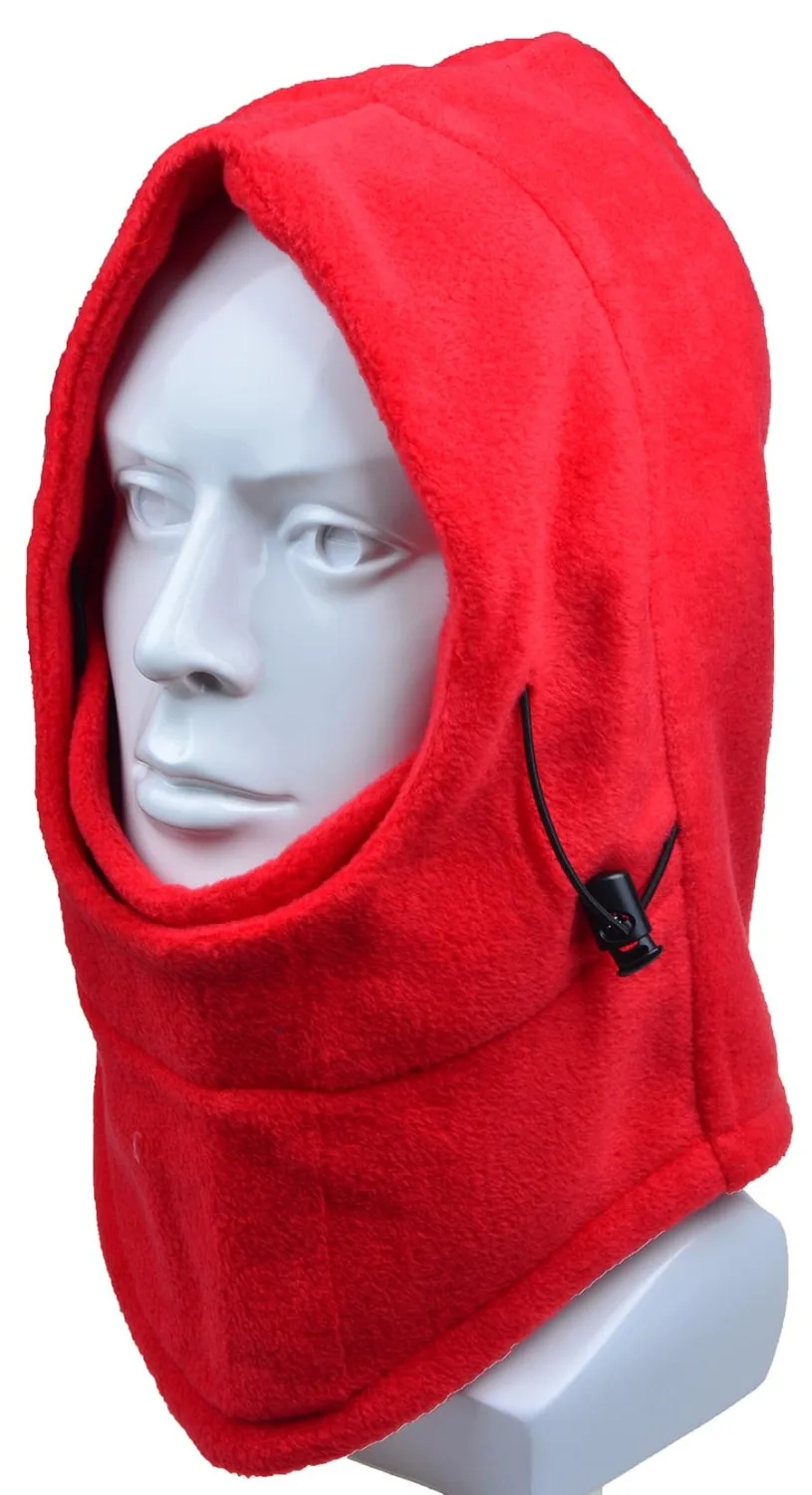 Unisex Fleece Balaclava, Winter Gaiter, Neck Warmer Hood, Multifunctional Mask Four Colorsin