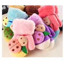 2019 New 0 24 Months Baby boy Baby girl kids Knitted Gloves Winter Children Warm Rope