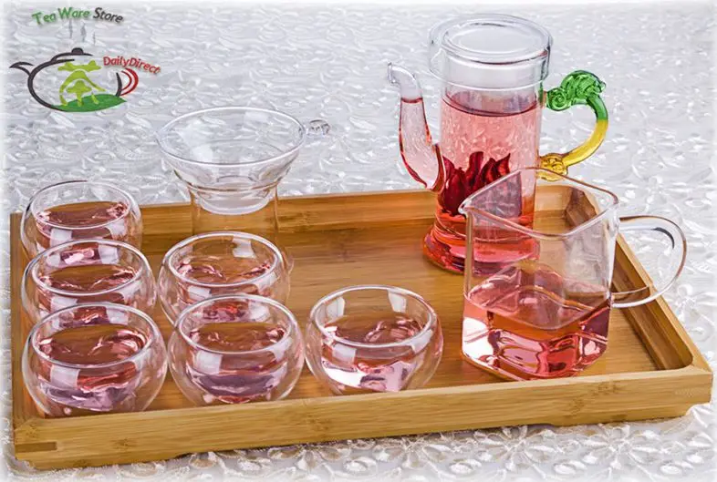 1x 10in1 China Kung fu Tea Set 200ml Dragon Handle Ear ...
