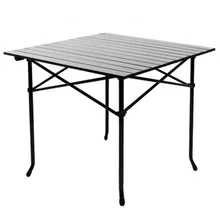 2018 Outdoor Folding Table Chair Camping Aluminium Alloy Picnic Table Waterproof Durable Folding Table Desk For 70*70*69cm