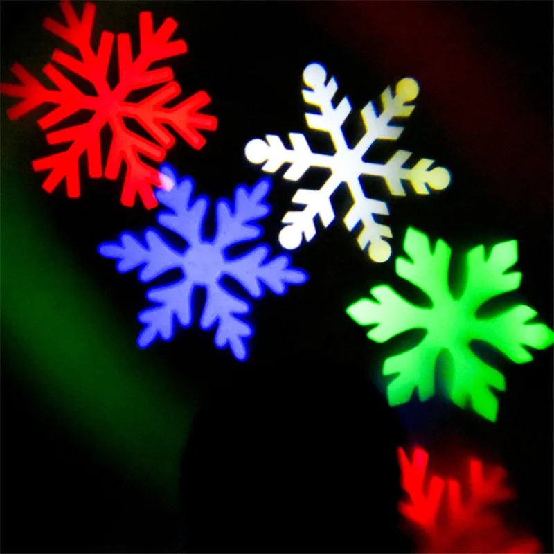 Светодиодный белый светильник в виде снежинки, прожектор, уличный ландшафтный светильник, водонепроницаемый Рождественский светильник s, светильник для свадебной вечеринки, декоративный светильник