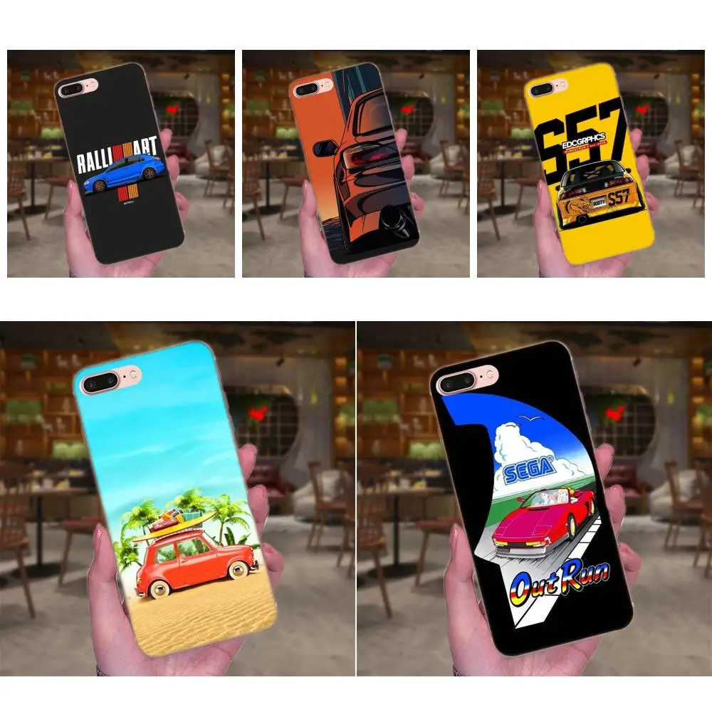 

Cartoon Car For Galaxy Grand Alpha G850 Core2 Prime S2 I9082 A3 A5 A7 On5 On7 2015 2016 2017 TPU Accessories Case