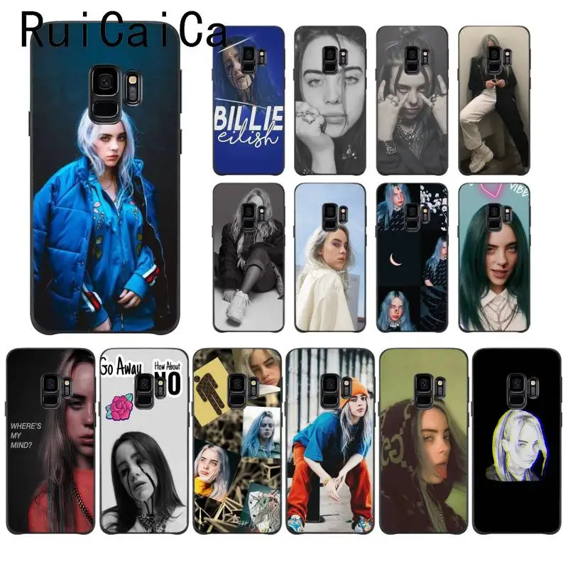 Цветной милый чехол для телефона Ruicaica Billie Eilish Khalid Samsung Galaxy S9 plus S7 edge S6 S10 S8