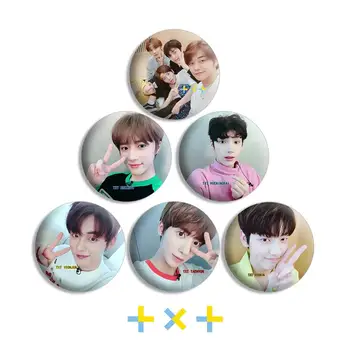 

Kpop TXT The Dream Chapter: Star Fashion Cute Chest Pins for Backpack Hat Clothes Soobin Taehyun Badge Brooch Button