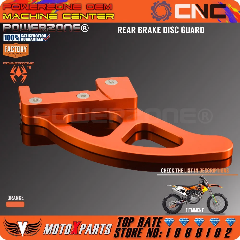Телефон для KTM 85 125 200 250 300 350 400 450 525 530 SX XC SXF XCW EXC|disc guard|brake disc guardrear brake |
