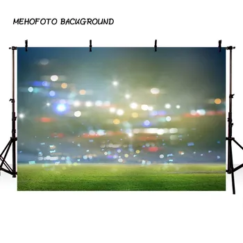 

MEHOFOTO Football Field Sports Photography Backdrop Spotlight Stadium Photo Background Birthday Photo Booth Backdrop 129