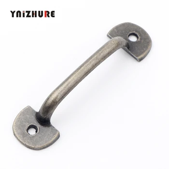 

60*16mm Zinc Alloy Mini Drawer Handle,Vintage Wooden Box,Cabinet,Storage Box Handle,Bronze Tone,2Pcs