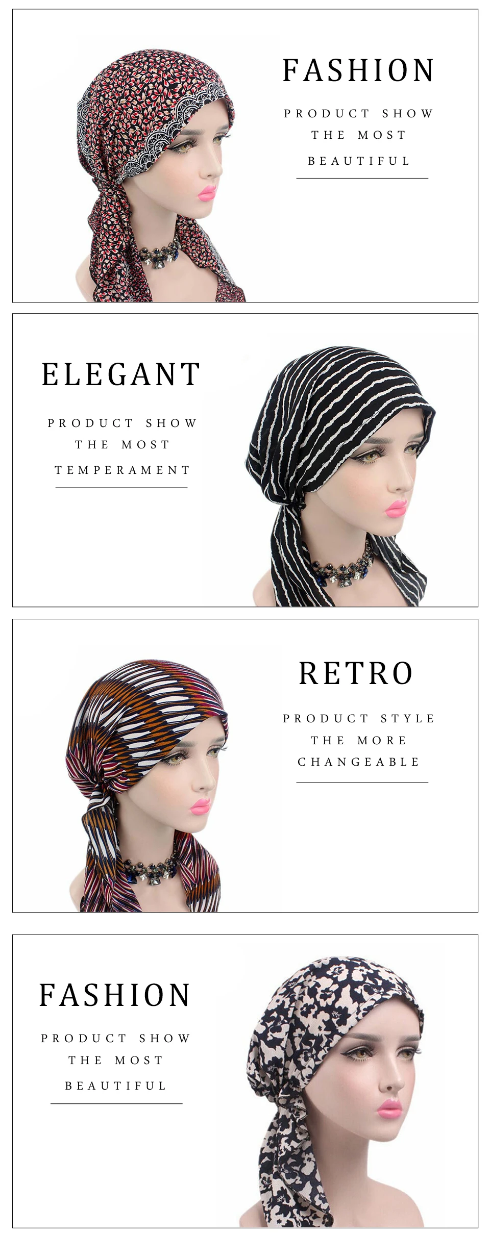 Haimeikang осень зима тюрбан для женщин головной платок Кепка chemo повязка на голову головные уборы платок банданы повязки для волос для женщин