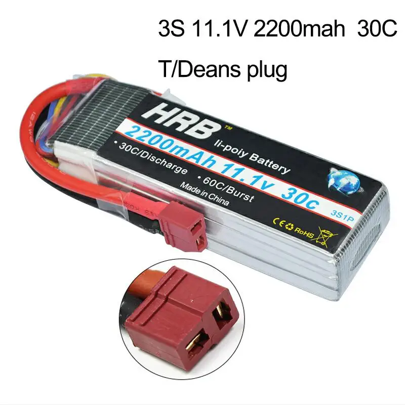 3S 2200mah 30C Tplug Распродажа аккумулятор hrb Lipo 2 S 3 S 4S 5S 6 S 7,4 V 11,1 V 14,8 V 1500 mah 2200 mah 3300 mah 4200 mah 5000 mah 5200 mah 6000 mah Батарея - Цвет: 3S 2200mah 30C Tplug