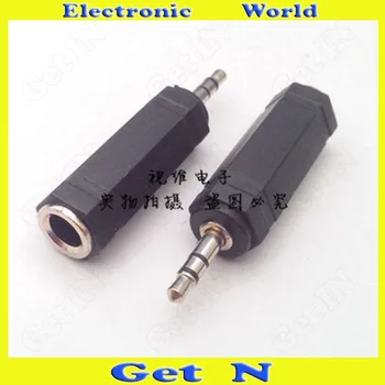 

30pcs Adapter Connector Converting Dual Track 3.5 to 6.5 AV Audio Adapter Plug Convert 6.35 Female to 3.5 Male