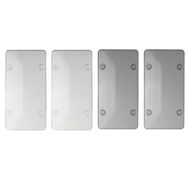 

2X Clear /Smoke License Plate Frame Cover Bug Shield Tag Protector Car Truck RV